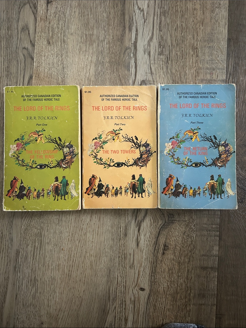Authorized Canadian Edition (1975)
of the Lord of the Rings Trilogy